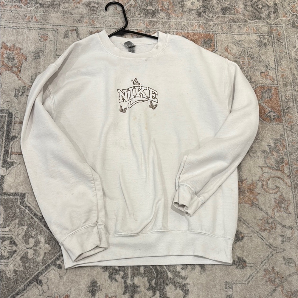 Nike White Sweater